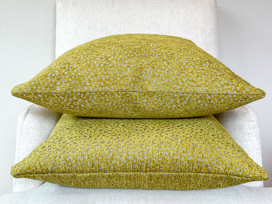 Chartreuse pillow cover