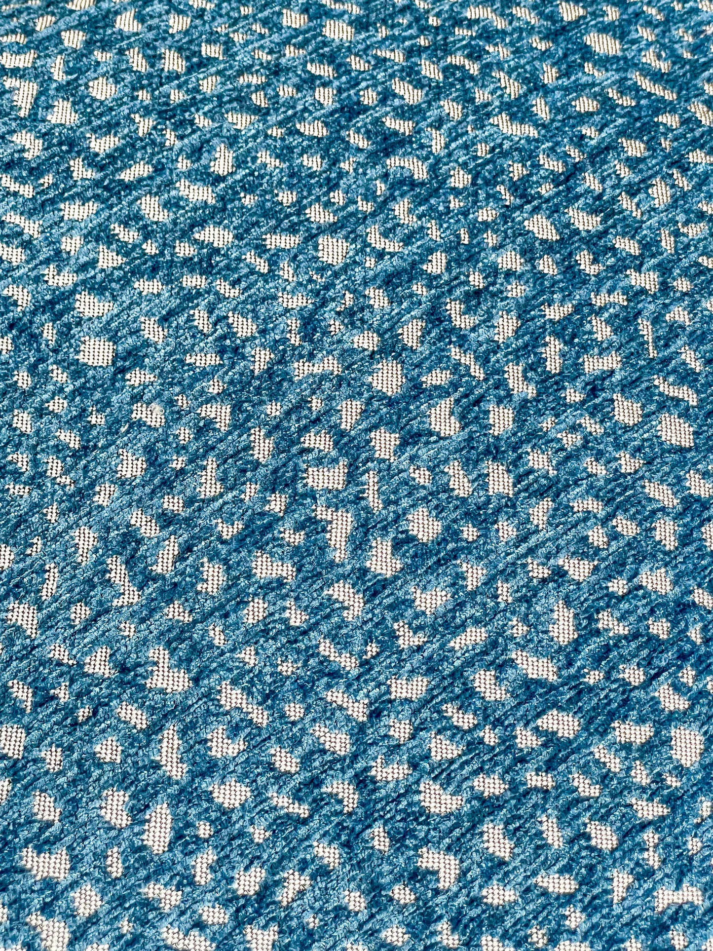 Blue pillow cover