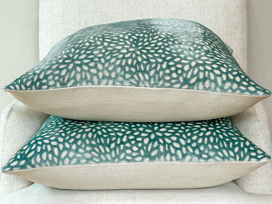 Dusty seafoam pillow cover